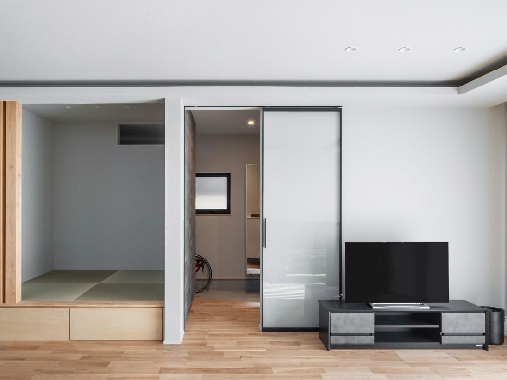 リビングの施工写真