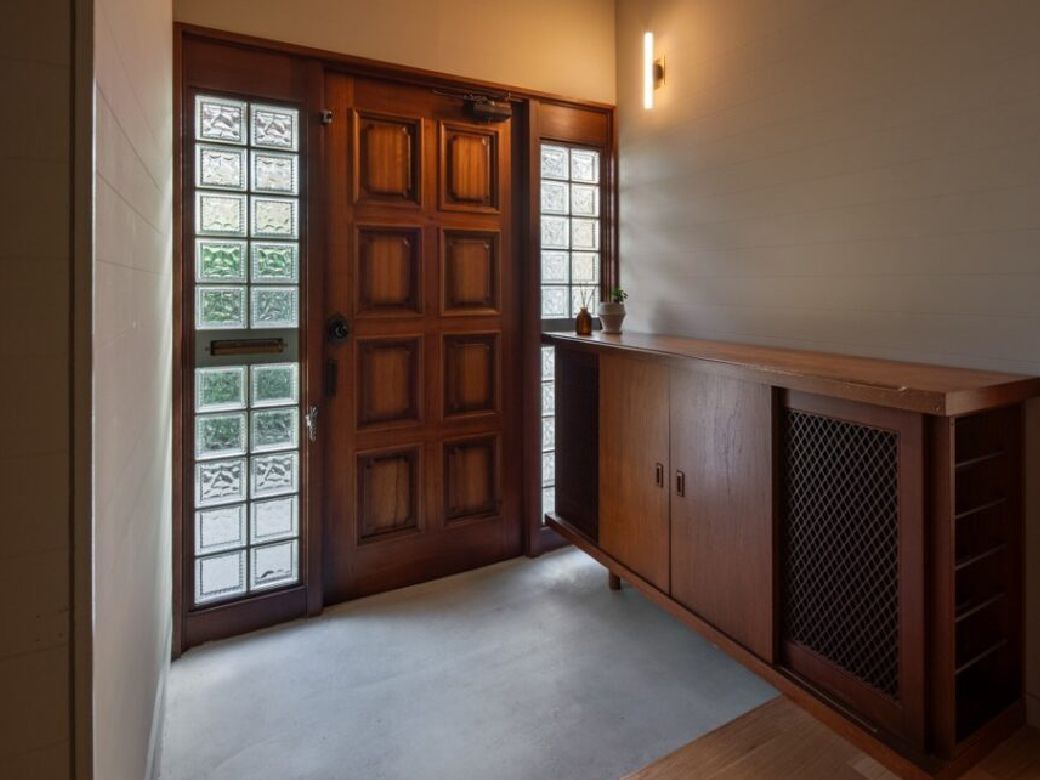 玄関ホールの施工写真